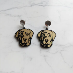 Aretes-Labrador-retriever-Negros