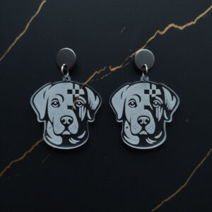 Aretes Labrador Retriever Transparentes