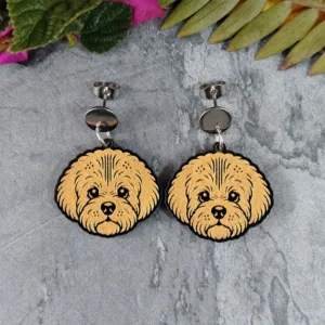 Aretes Bichón Frisé