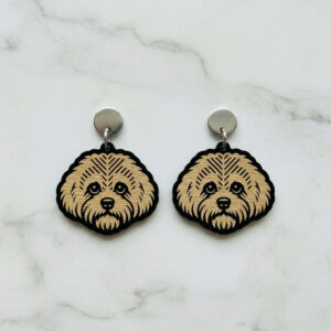Aretes Bichon Frise