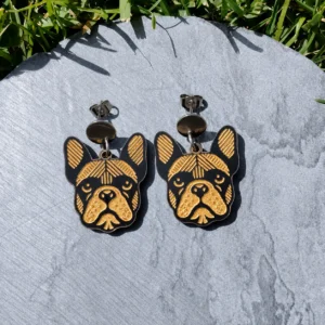 Aretes Bulldog Frances