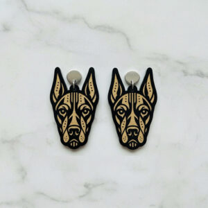 Aretes Doberman