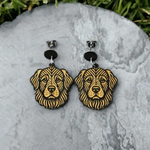 Aretes Golden Retriever