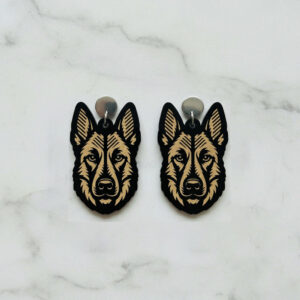 Aretes Pastor Belga Malinois