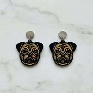 Aretes Pug